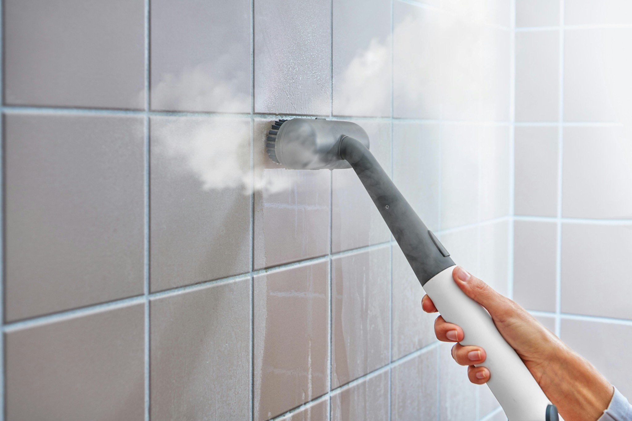 Crest Care Cleaning team member performing a deep clean