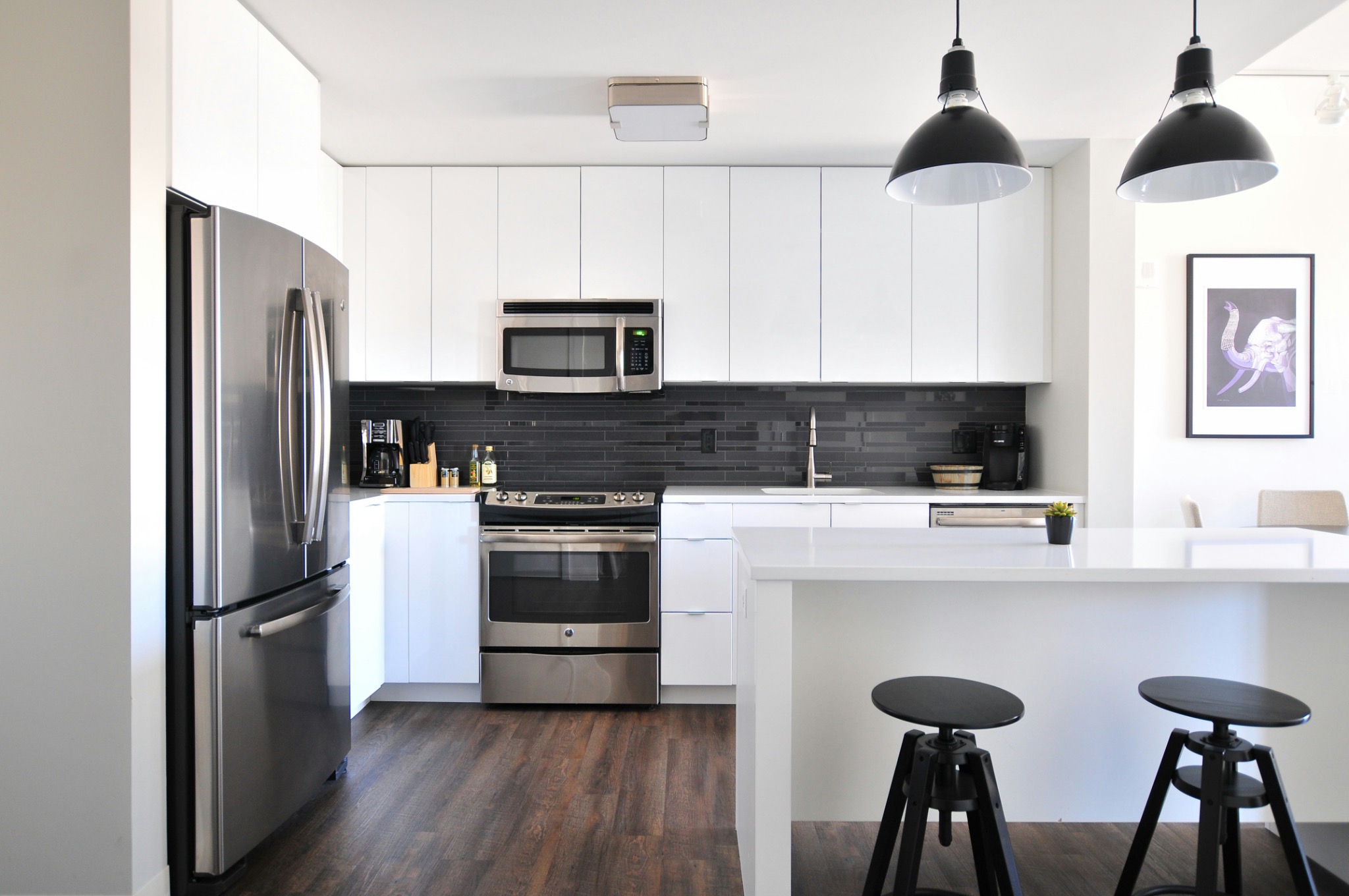 Sparkling clean kitchen by Crest Care Cleaning